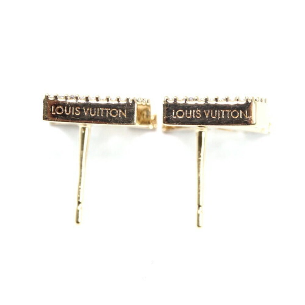 LOUIS VUITTON Gold Earrings - Picture 6 of 8